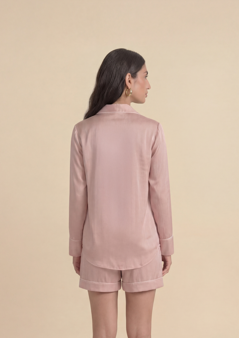 The Blush Rose Shorts Set