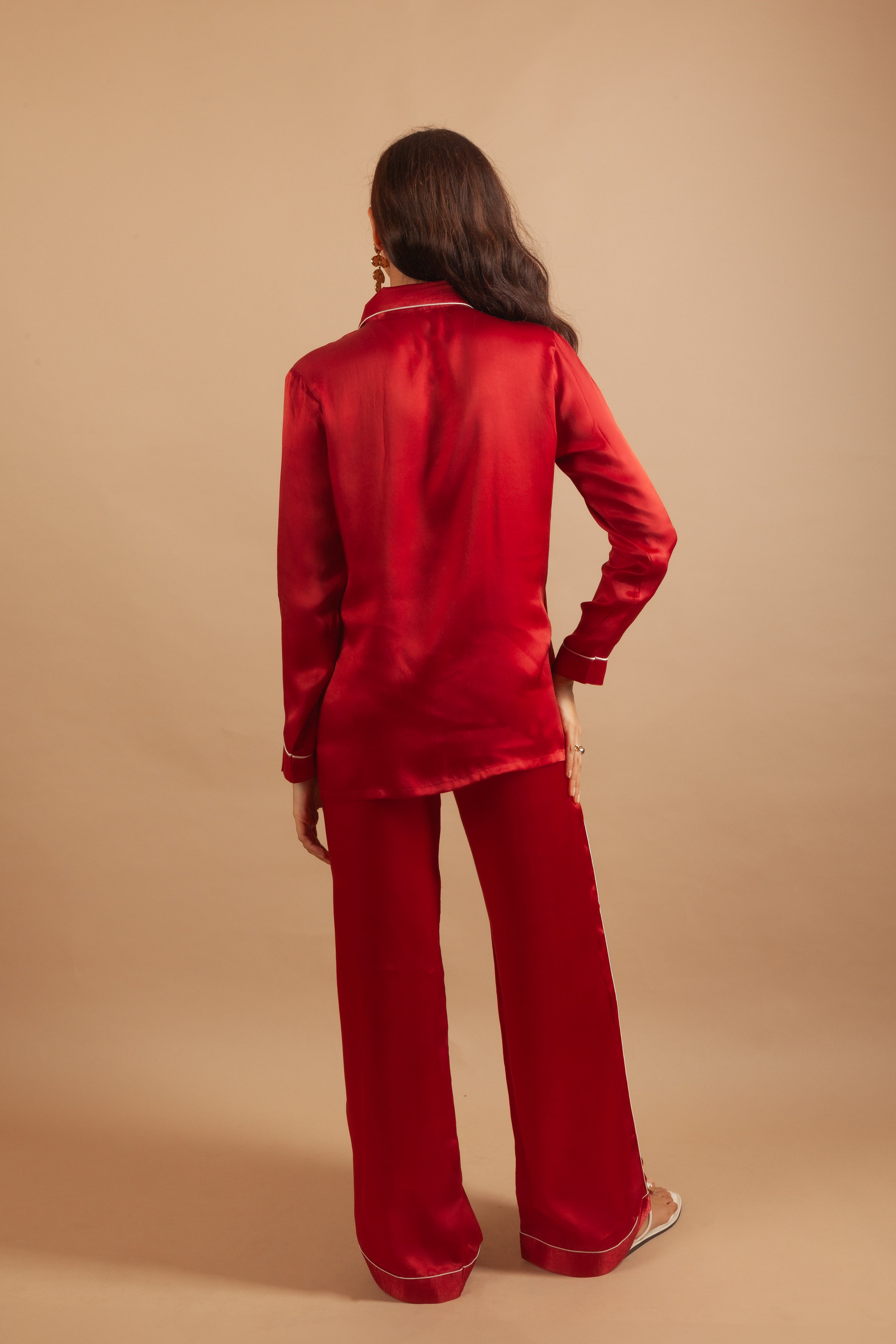 The Scarlet Red Pajama Set