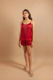 The Scarlet Red Knicker Lounge Set