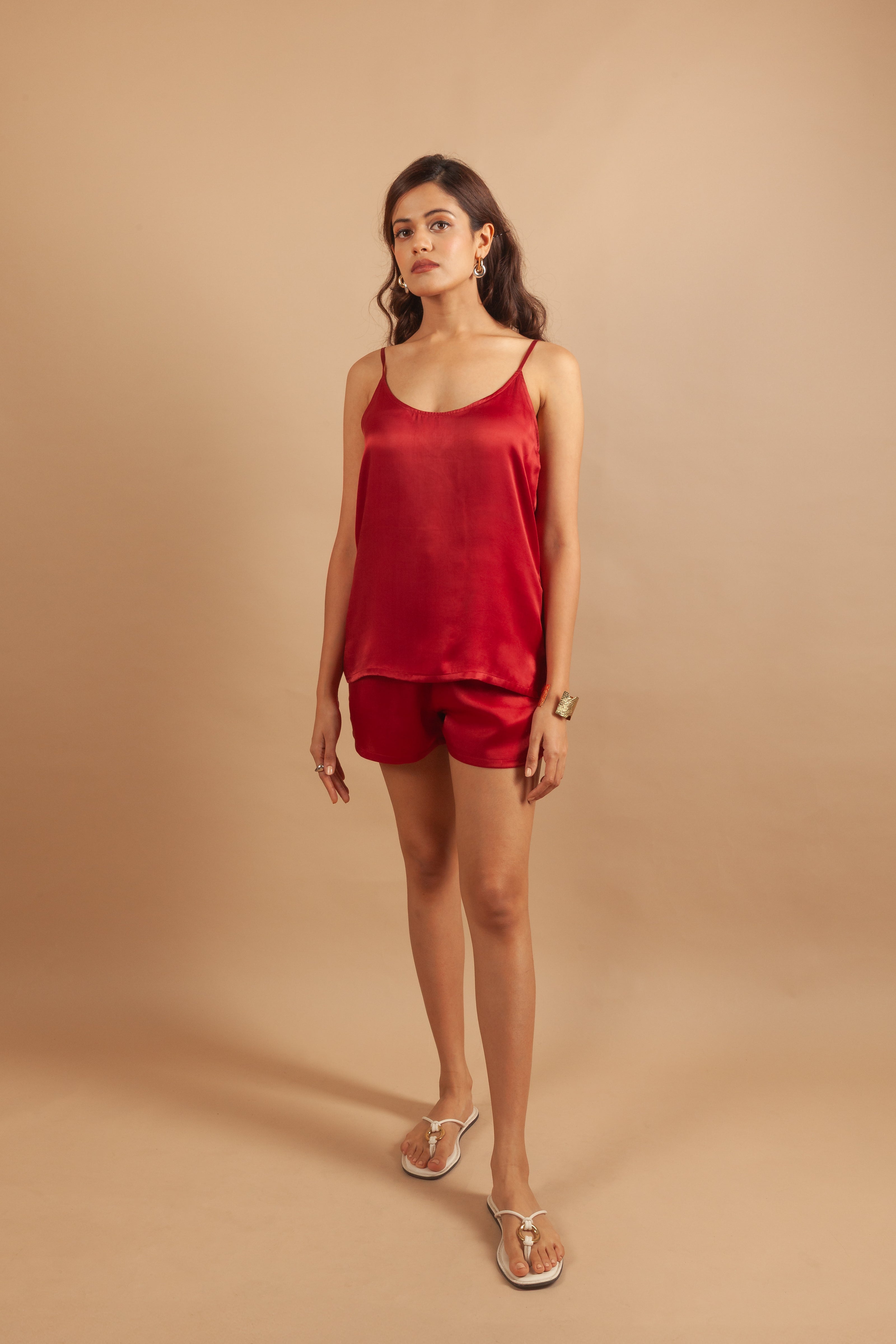 The Scarlet Red Knicker Lounge Set